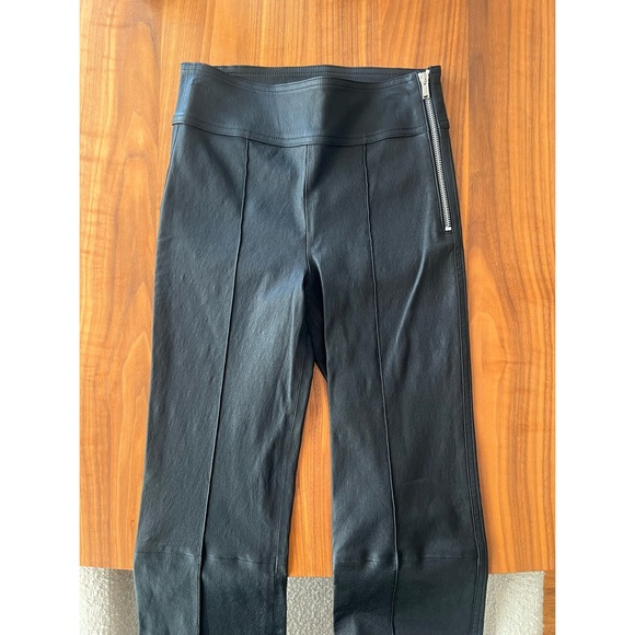 Helmut Lang Leather Bootcut Pants - Picture 4 of 8